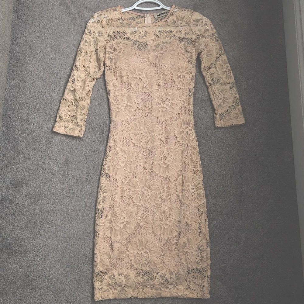 Blush Lace Dress